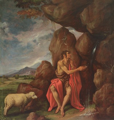 St. John the Baptist in the Desert by Pedro Orrente